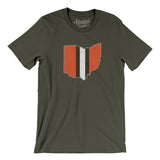 Ohio Helmet Stripes Men/Unisex T-Shirt-Allegiant Goods Co. Vintage Sports Apparel