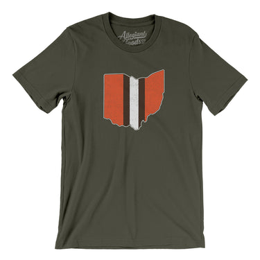 Ohio Helmet Stripes Men/Unisex T-Shirt-Allegiant Goods Co. Vintage Sports Apparel