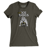 Long Beach Ice Dogs Hockey Women's T-Shirt-Allegiant Goods Co. Vintage Sports Apparel