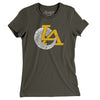 LA Ram Horn Women's T-Shirt-Army-Allegiant Goods Co. Vintage Sports Apparel