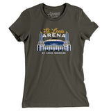 St. Louis Arena Women's T-Shirt-Allegiant Goods Co. Vintage Sports Apparel
