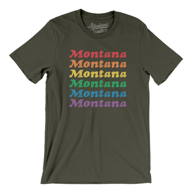 Montana Pride Men/Unisex T-Shirt-Allegiant Goods Co. Vintage Sports Apparel
