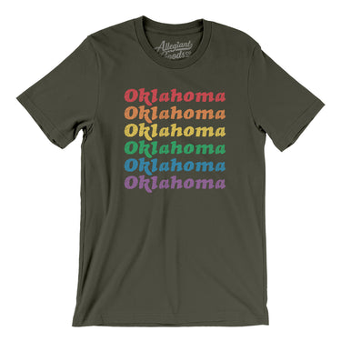 Oklahoma Pride Men/Unisex T-Shirt-Allegiant Goods Co. Vintage Sports Apparel