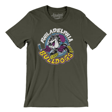 Philadelphia Bulldogs Roller Hockey Men/Unisex T-Shirt-Allegiant Goods Co. Vintage Sports Apparel