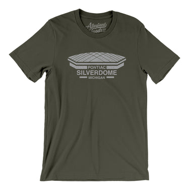 Detroit Silverdome Men/Unisex T-Shirt-Allegiant Goods Co. Vintage Sports Apparel