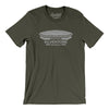 Detroit Silverdome Men/Unisex T-Shirt-Army-Allegiant Goods Co. Vintage Sports Apparel