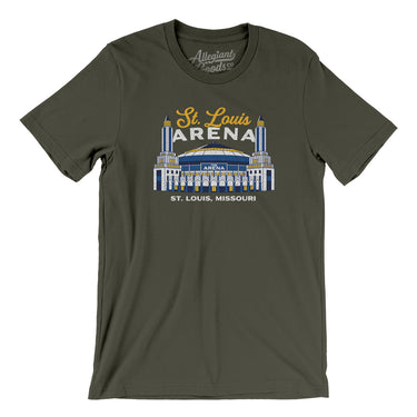 St. Louis Arena Men/Unisex T-Shirt-Allegiant Goods Co. Vintage Sports Apparel