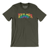 Tampa Florida Pride Men/Unisex T-Shirt-Army-Allegiant Goods Co. Vintage Sports Apparel