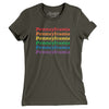 Pennsylvania Pride Women's T-Shirt-Army-Allegiant Goods Co. Vintage Sports Apparel