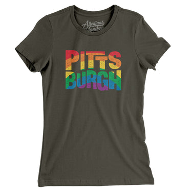 Pittsburgh Pennsylvania Pride Women's T-Shirt-Allegiant Goods Co. Vintage Sports Apparel