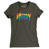 Indianapolis Indiana Pride Women's T-Shirt-Allegiant Goods Co. Vintage Sports Apparel