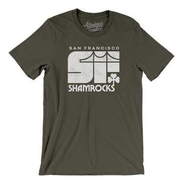 San Francisco Shamrocks Hockey Men/Unisex T-Shirt-Allegiant Goods Co. Vintage Sports Apparel