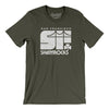 San Francisco Shamrocks Hockey Men/Unisex T-Shirt-Army-Allegiant Goods Co. Vintage Sports Apparel