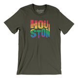 Houston Texas Pride Men/Unisex T-Shirt-Allegiant Goods Co. Vintage Sports Apparel