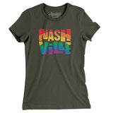 Nashville Tennessee Pride Women's T-Shirt-Allegiant Goods Co. Vintage Sports Apparel