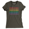 South Carolina Pride Women's T-Shirt-Army-Allegiant Goods Co. Vintage Sports Apparel
