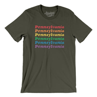 Pennsylvania Pride Men/Unisex T-Shirt-Allegiant Goods Co. Vintage Sports Apparel