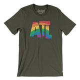 Atlanta Georgia Pride Men/Unisex T-Shirt-Allegiant Goods Co. Vintage Sports Apparel