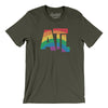 Atlanta Georgia Pride Men/Unisex T-Shirt-Army-Allegiant Goods Co. Vintage Sports Apparel