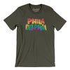 Philadelphia Pennsylvania Pride Men/Unisex T-Shirt-Army-Allegiant Goods Co. Vintage Sports Apparel