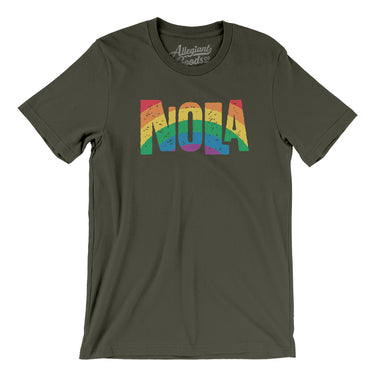 New Orleans Louisiana Pride Men/Unisex T-Shirt-Allegiant Goods Co. Vintage Sports Apparel