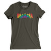 Omaha Nebraska Pride Women's T-Shirt-Army-Allegiant Goods Co. Vintage Sports Apparel