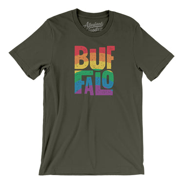 Buffalo New York Pride Men/Unisex T-Shirt-Allegiant Goods Co. Vintage Sports Apparel