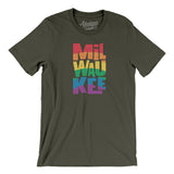 Milwaukee Wisconsin Pride Men/Unisex T-Shirt-Allegiant Goods Co. Vintage Sports Apparel