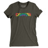 Charleston South Carolina Pride Women's T-Shirt-Army-Allegiant Goods Co. Vintage Sports Apparel