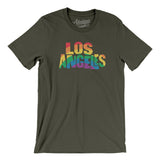 Los Angeles California Pride Men/Unisex T-Shirt-Allegiant Goods Co. Vintage Sports Apparel
