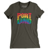Portland Oregon Pride Women's T-Shirt-Army-Allegiant Goods Co. Vintage Sports Apparel
