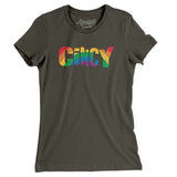 Cincinnati Ohio Pride Women's T-Shirt-Allegiant Goods Co. Vintage Sports Apparel