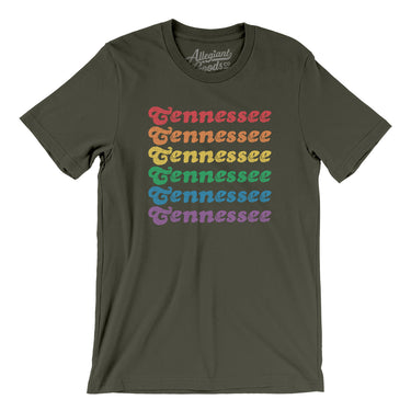 Tennessee Pride Men/Unisex T-Shirt-Allegiant Goods Co. Vintage Sports Apparel