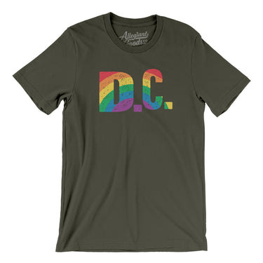 Washington D.C. Pride Men/Unisex T-Shirt-Allegiant Goods Co. Vintage Sports Apparel