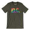 Washington D.C. Pride Men/Unisex T-Shirt-Army-Allegiant Goods Co. Vintage Sports Apparel