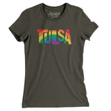 Tulsa Oklahoma Pride Women's T-Shirt-Allegiant Goods Co. Vintage Sports Apparel