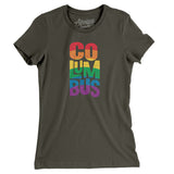 Columbus Ohio Pride Women's T-Shirt-Allegiant Goods Co. Vintage Sports Apparel