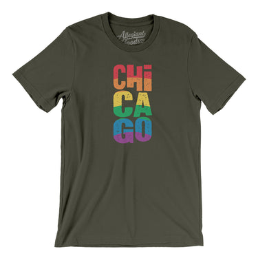 Chicago Illinois Pride Men/Unisex T-Shirt-Allegiant Goods Co. Vintage Sports Apparel