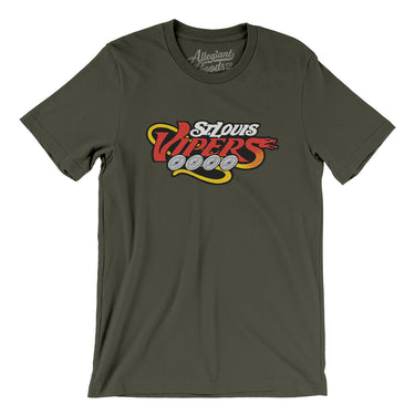 St. Louis Vipers Roller Hockey Men/Unisex T-Shirt-Allegiant Goods Co. Vintage Sports Apparel