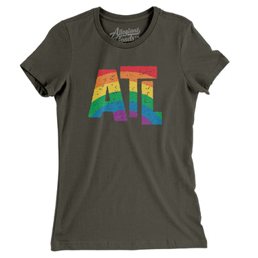 Atlanta Georgia Pride Women's T-Shirt-Allegiant Goods Co. Vintage Sports Apparel