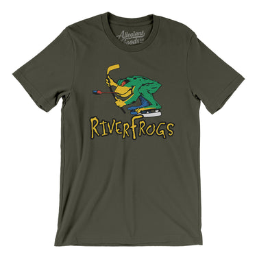 Louisville RiverFrogs Hockey Men/Unisex T-Shirt-Allegiant Goods Co. Vintage Sports Apparel