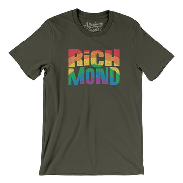 Richmond Virginia Pride Men/Unisex T-Shirt-Allegiant Goods Co. Vintage Sports Apparel