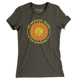 Suncoast Suns Hockey Women's T-Shirt-Allegiant Goods Co. Vintage Sports Apparel