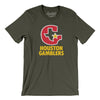 Houston Gamblers Football Men/Unisex T-Shirt-Army-Allegiant Goods Co. Vintage Sports Apparel
