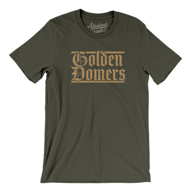 Golden Domers Men/Unisex T-Shirt-Allegiant Goods Co. Vintage Sports Apparel