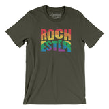 Rochester New York Pride Men/Unisex T-Shirt-Allegiant Goods Co. Vintage Sports Apparel