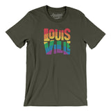 Louisville Kentucky Pride Men/Unisex T-Shirt-Allegiant Goods Co. Vintage Sports Apparel