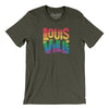 Louisville Kentucky Pride Men/Unisex T-Shirt-Army-Allegiant Goods Co. Vintage Sports Apparel