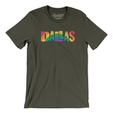 Dallas Texas Pride Men/Unisex T-Shirt-Allegiant Goods Co. Vintage Sports Apparel