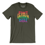 Fort Lauderdale Florida Pride Men/Unisex T-Shirt-Allegiant Goods Co. Vintage Sports Apparel